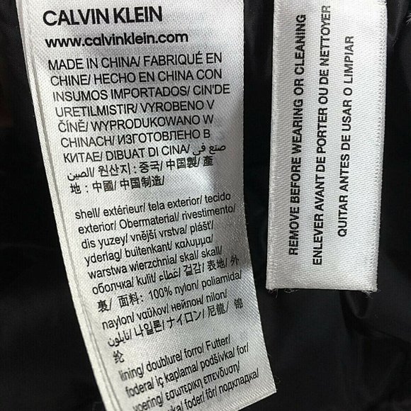 Calvin Klein Blue Packable Down Lightweight Vest - Picture 11 of 12